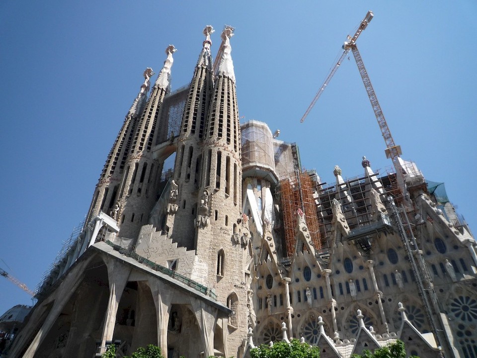 La Sagrada Família : Œuvre inachevée de l'architecte Antoni Gaudi