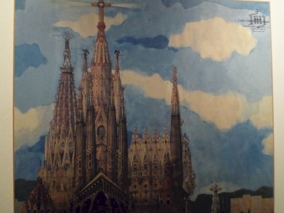 Dessin de la Sagrada Família