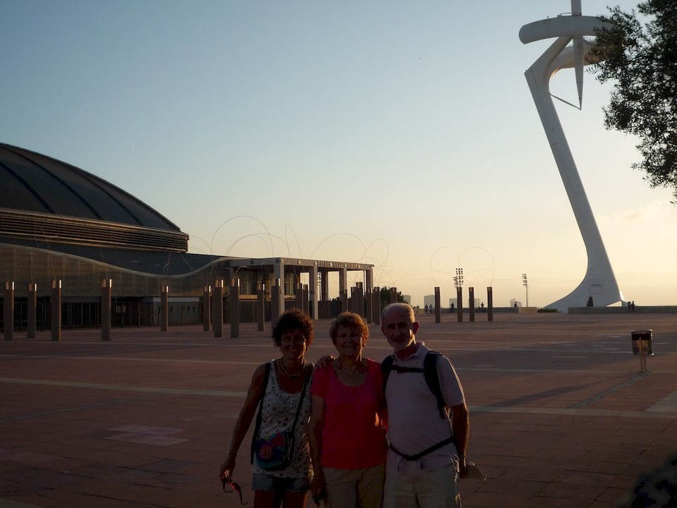 Dans l'enceinte du parc olympique